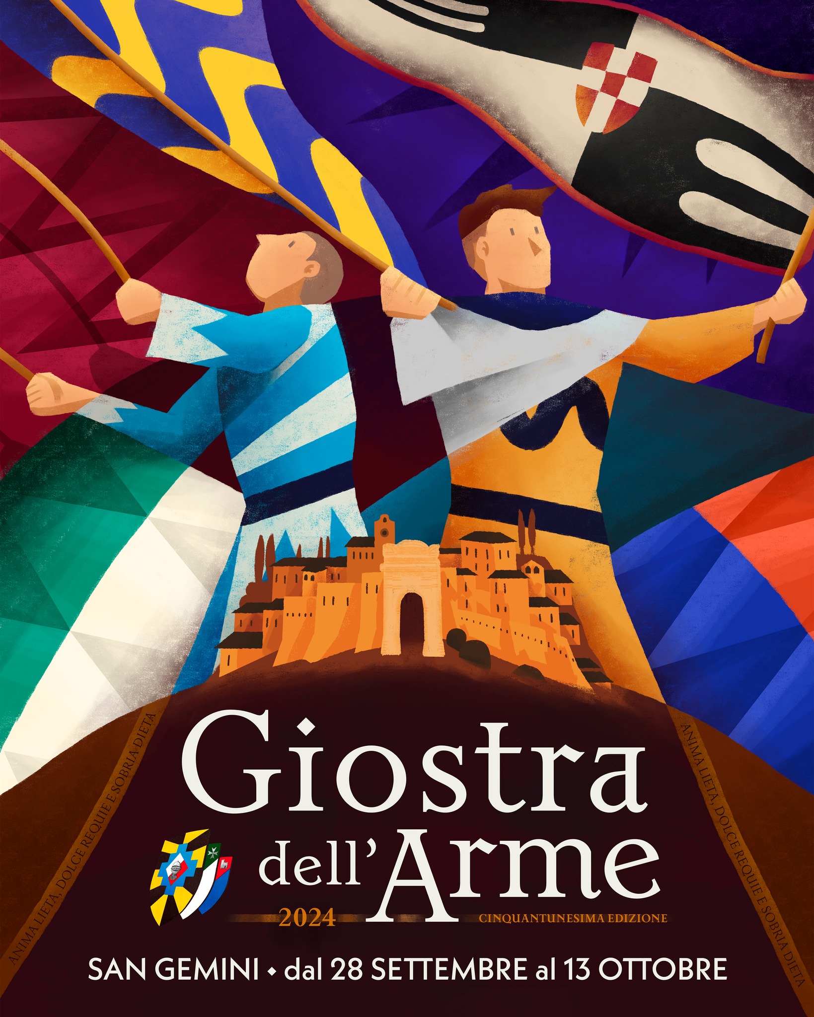 poster giostra dell'arme san gemini